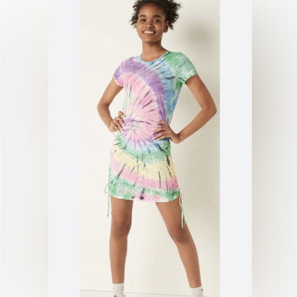 VS Pink Colorful Tie-Dye Dress